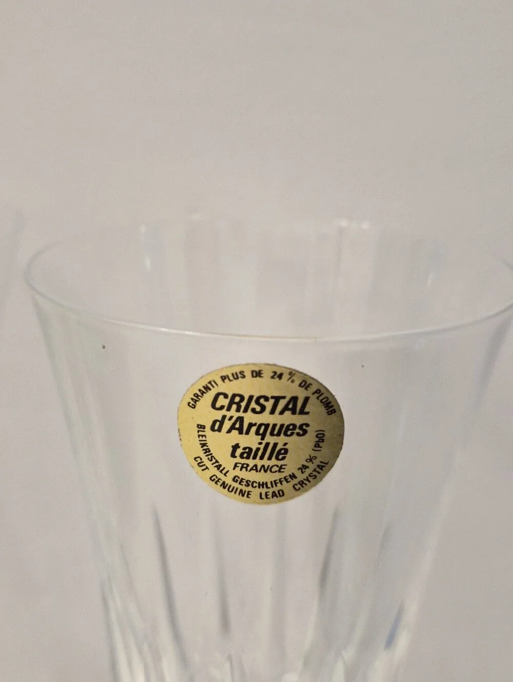 Cristal D'arques Crystal Champagne Flutes
